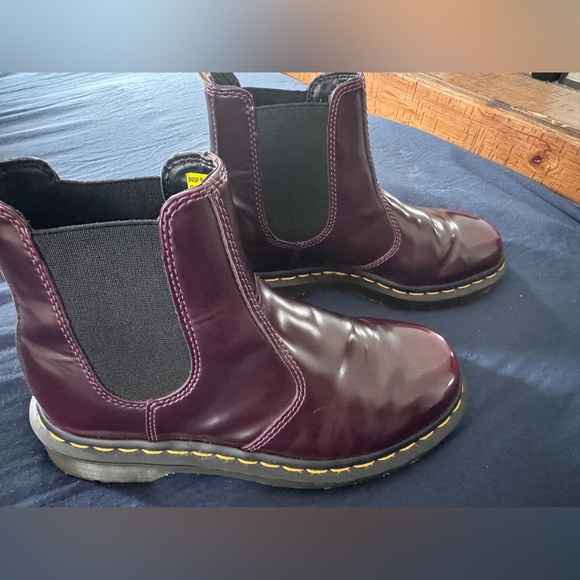 Dr. Martens Cherry Red Chelsea Boots - Picture 1 of 4